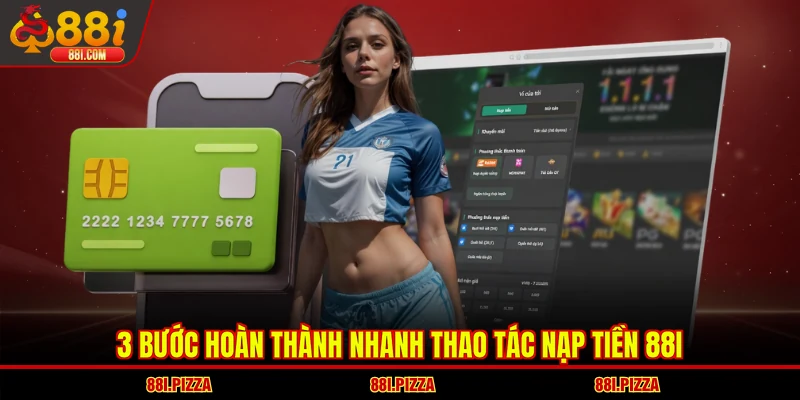 3 bước hoàn thành nhanh thao tác nạp tiền 88I