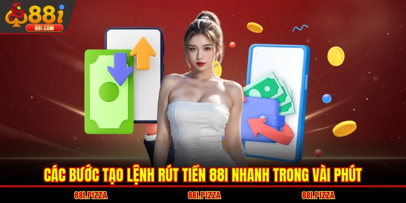 Các bước tạo lệnh rút tiền 88I nhanh trong vài phút