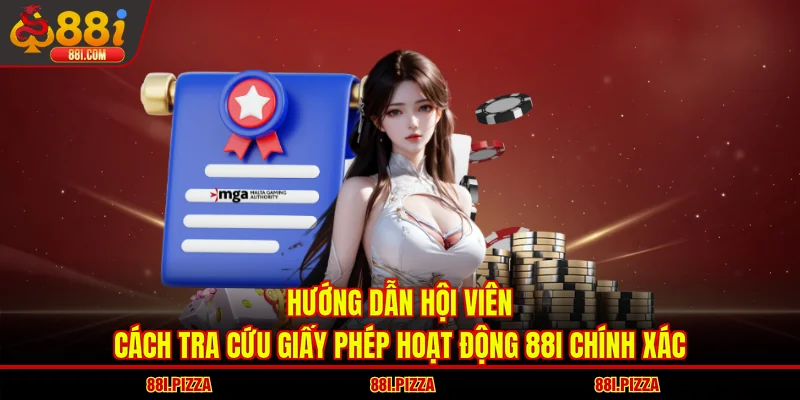 Hướng dẫn hội viên cách tra cứu giấy phép hoạt động 88I chính xác